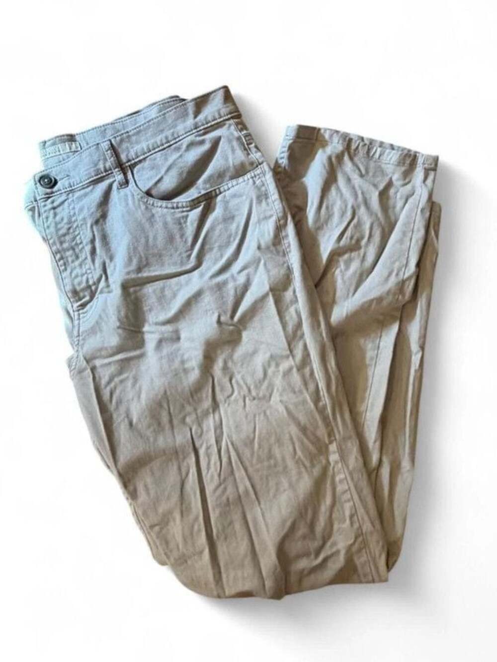 Men’s Perry Ellis Portfolio Gray Straight Leg Dress Pants Size 36x32